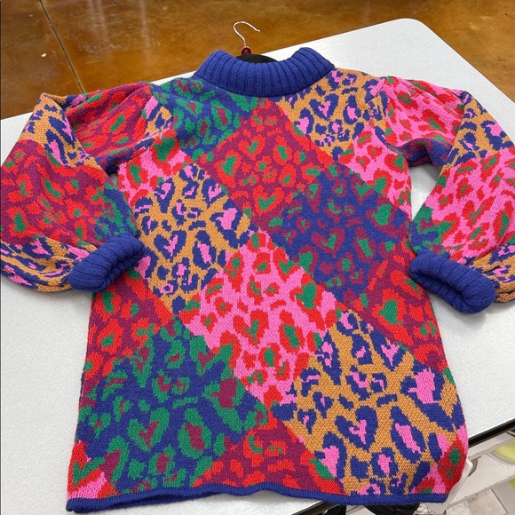 Farm Rio Leopard Print Knit Sweater - FINAL SALE